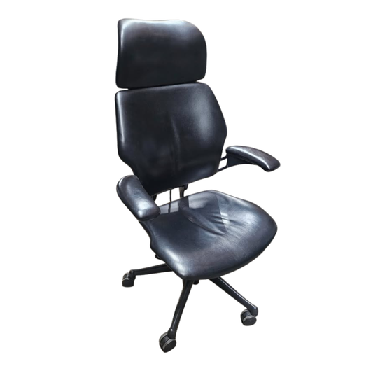 Humanscale Freedom Chair with Headrest in Leather