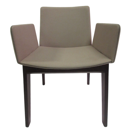 Capdell Ava Armchair in Dark Grey Fabric with Dark Frame (New in Box)