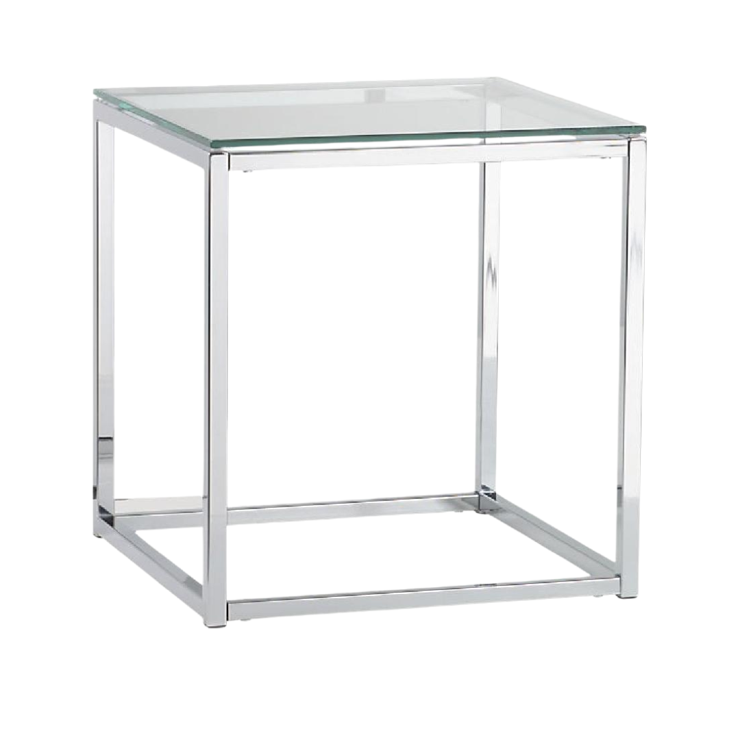 CB2 Smart Glass Side Table