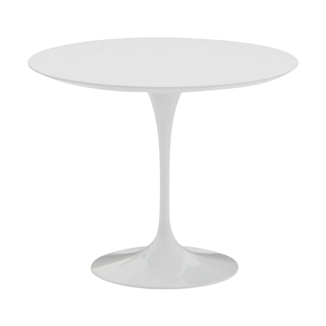 Knoll Saarinen 35-in Dining Table in White Laminate