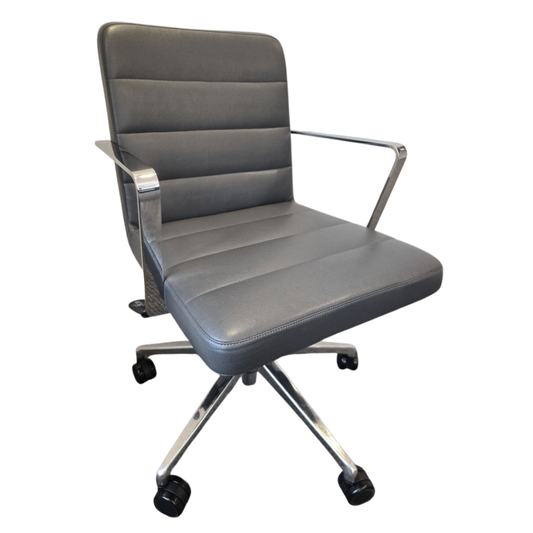 Bernhardt Design Duet Conference Chair in Grey