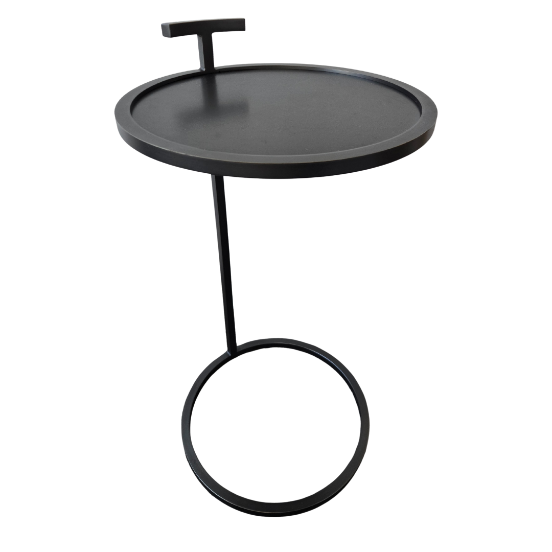 Restoration Hardware 1930s Martini Side Table in Bronze