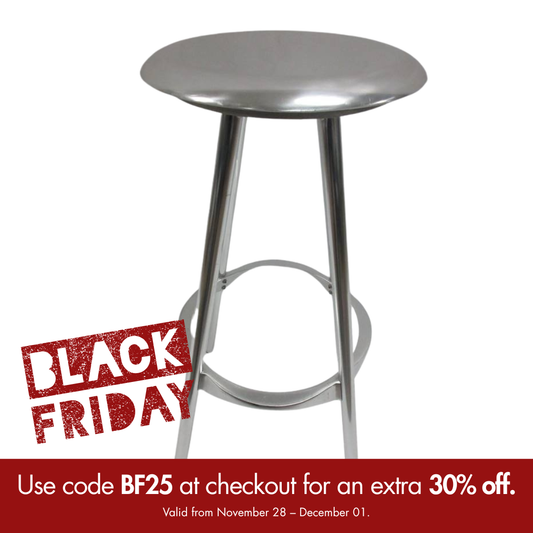 Knoll Amat-3 Twist Aluminum Bar Height Stool