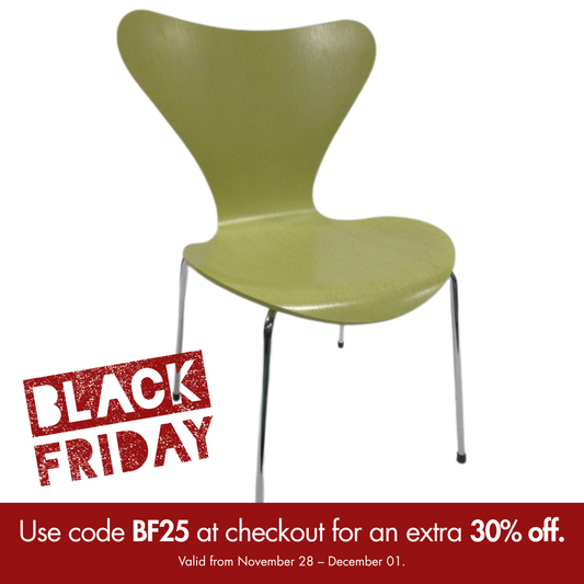 Fritz Hansen Series 7 Chair in Lime Green