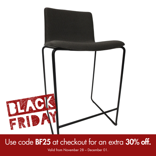 Andreu World Flex Counter Height Stool in Grey