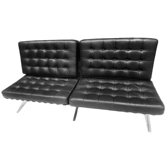 Barcelona Style Sofa in Black