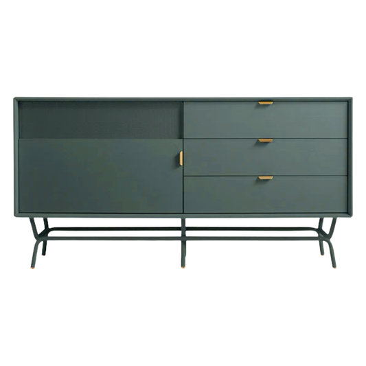 Blu Dot Dang 1Door-3Drawer Console in Teal