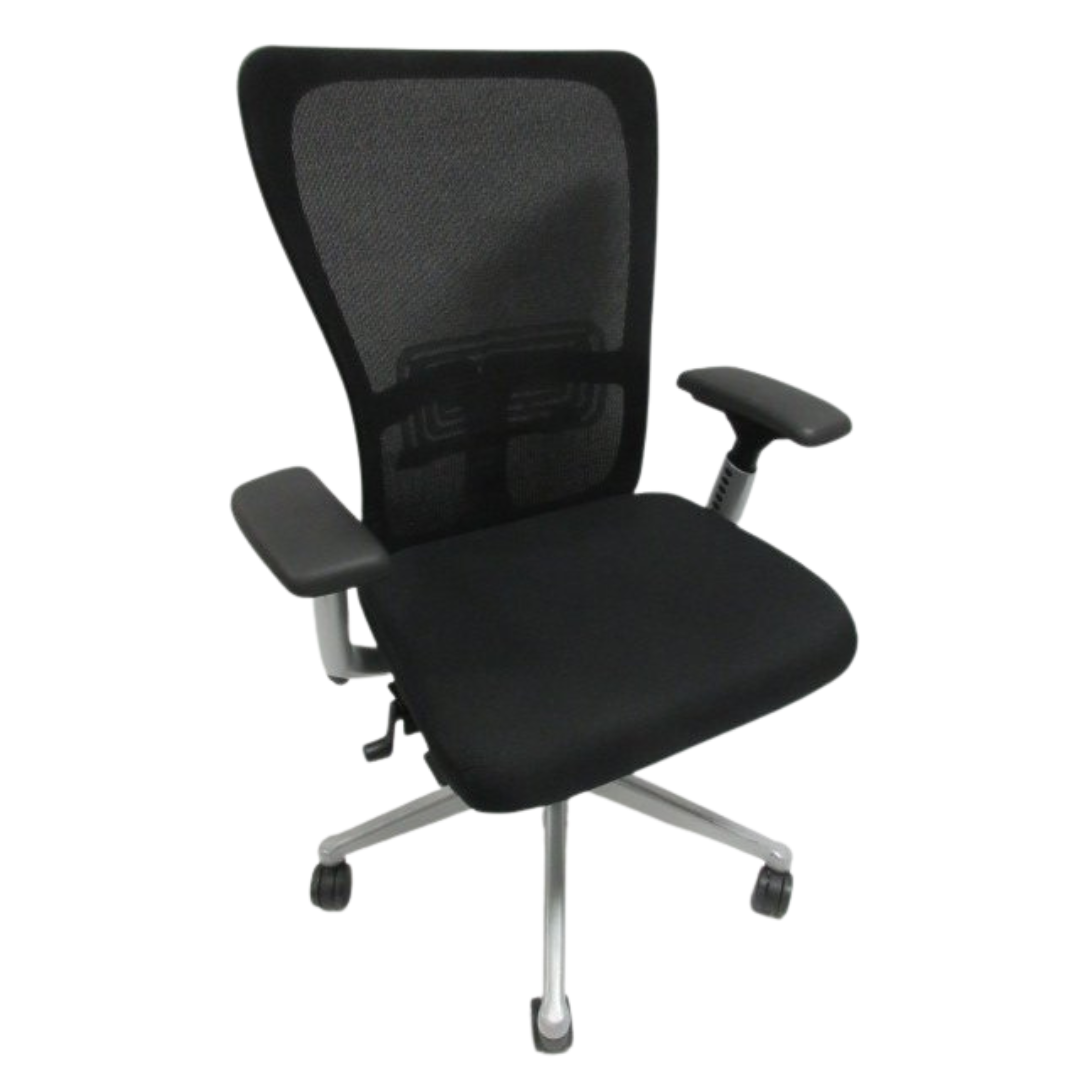 Haworth Zody Mesh Office Chair with Fabric Seat