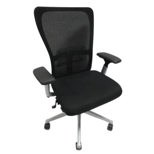 Haworth Zody Mesh Office Chair with Fabric Seat