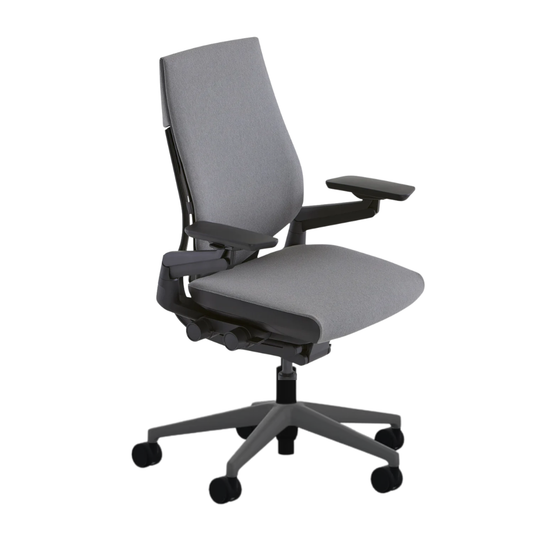 Steelcase Gesture Chair in Heather Grey Fabric with Grey Frame (New)