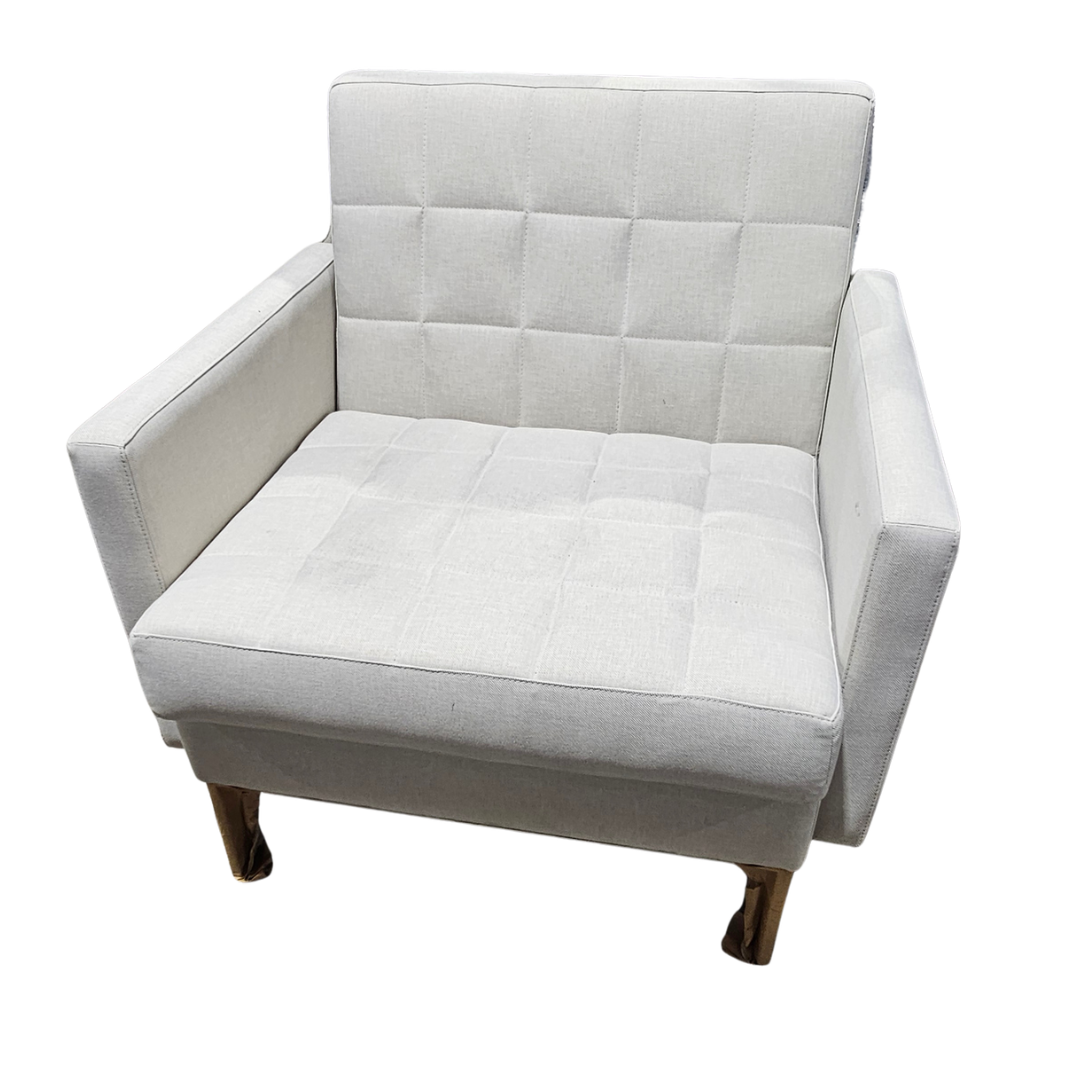 Coalesse Millbrae Lounge Chair in Off-White Fabric