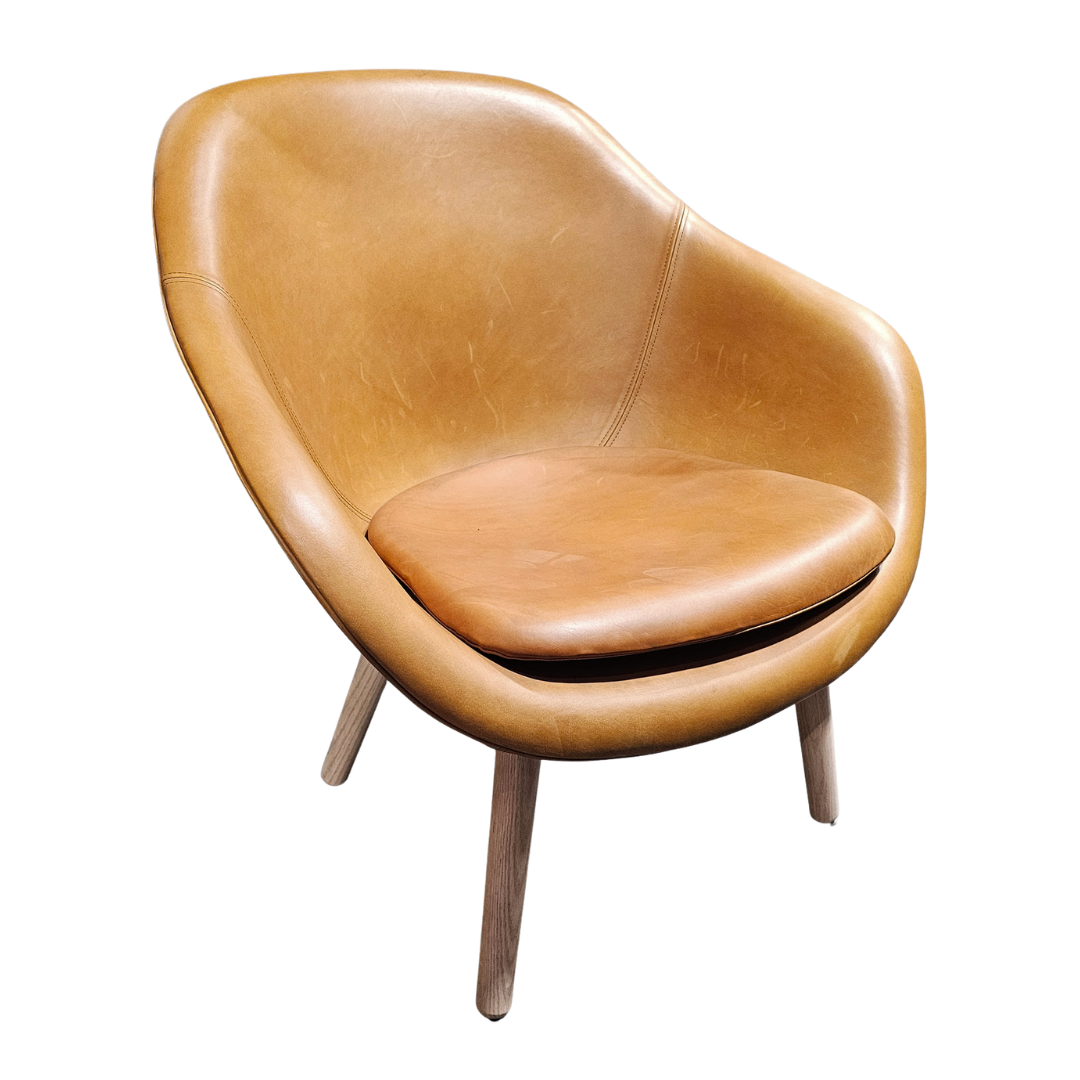 HAY About A Lounge Chair (AAL 82) Brown Leather
