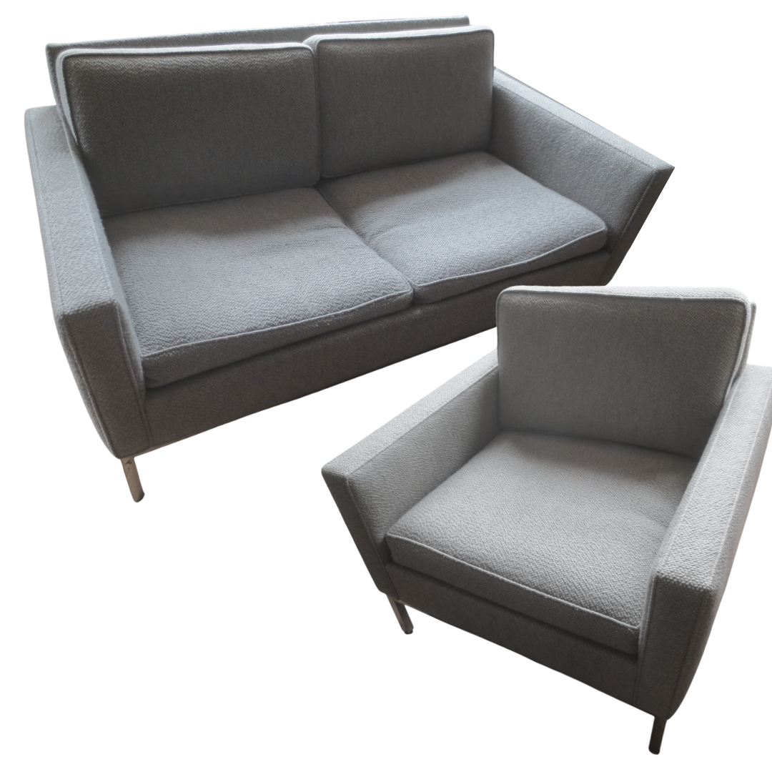 Steelcase Loveseat + Lounge Chair (Vintage)