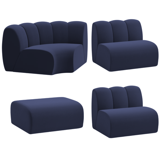 West Elm Work Belle 4-Piece Modular Sofa