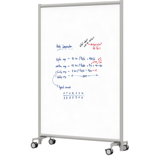 MergeWorks EchoDeco Mobile White Board Wall