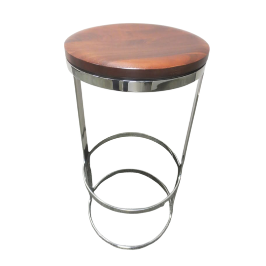 Bernhardt Design Aro Bar Height Stool in Walnut