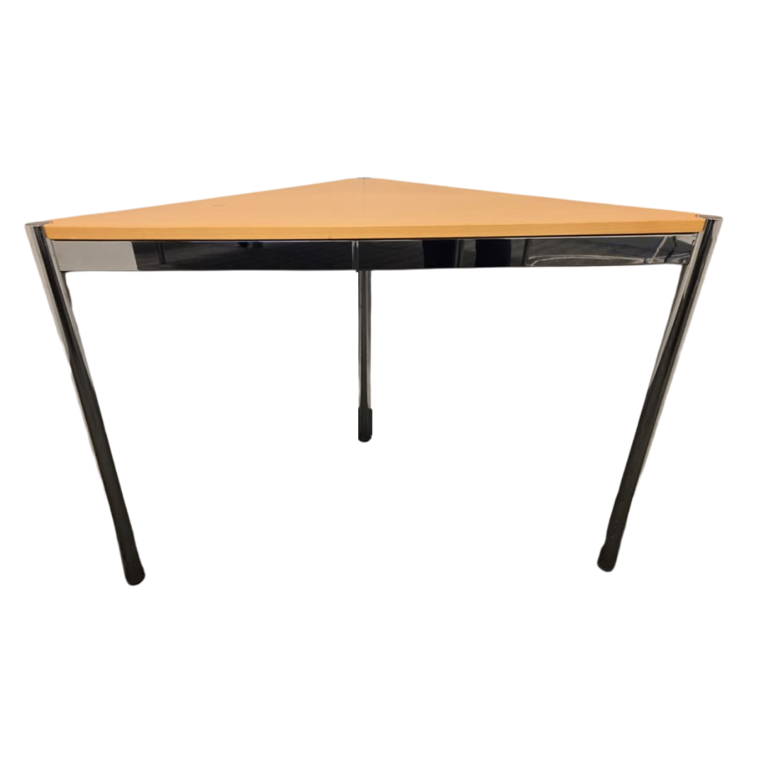 USM Haller 40-in Corner Table in Natural Beech Veneer