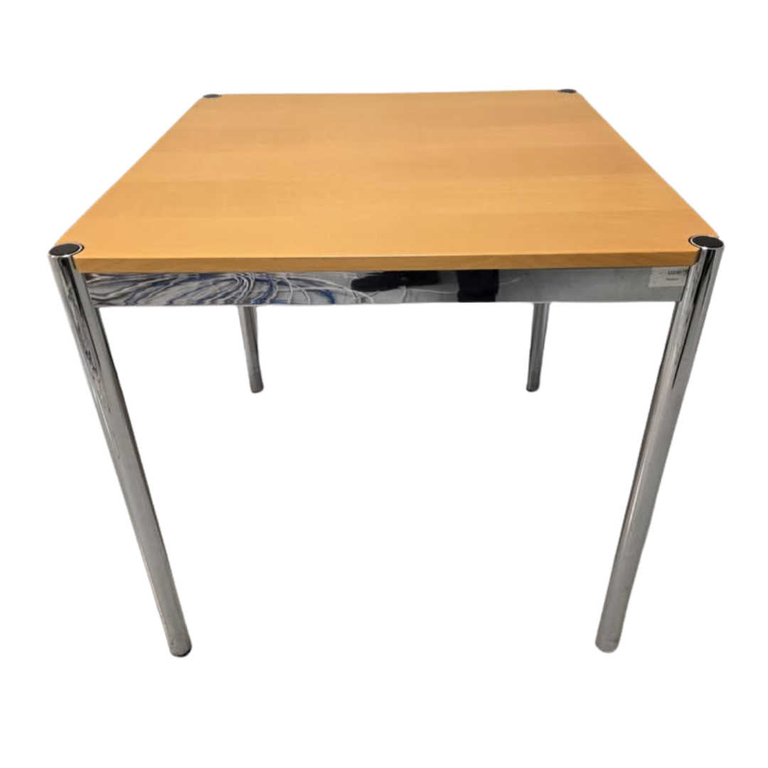 USM Haller 40x40-in Square Table in Natural Beech Veneer