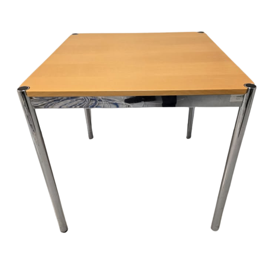 USM Haller 40x40-in Square Table in Natural Beech Veneer