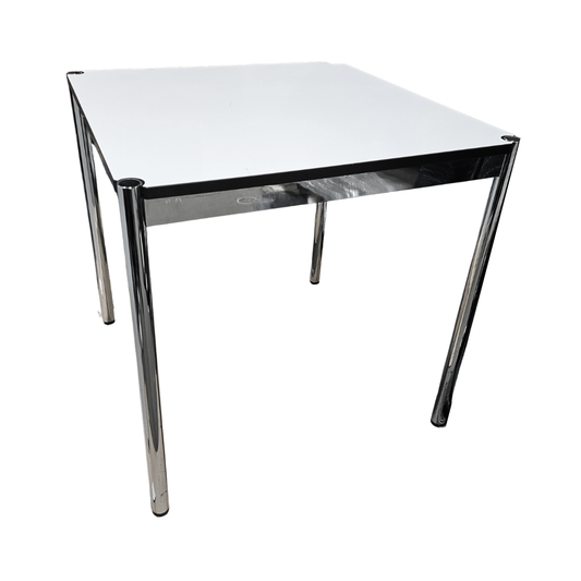 USM Haller 30-in Square Table in Pearl Grey Laminate (Vintage)