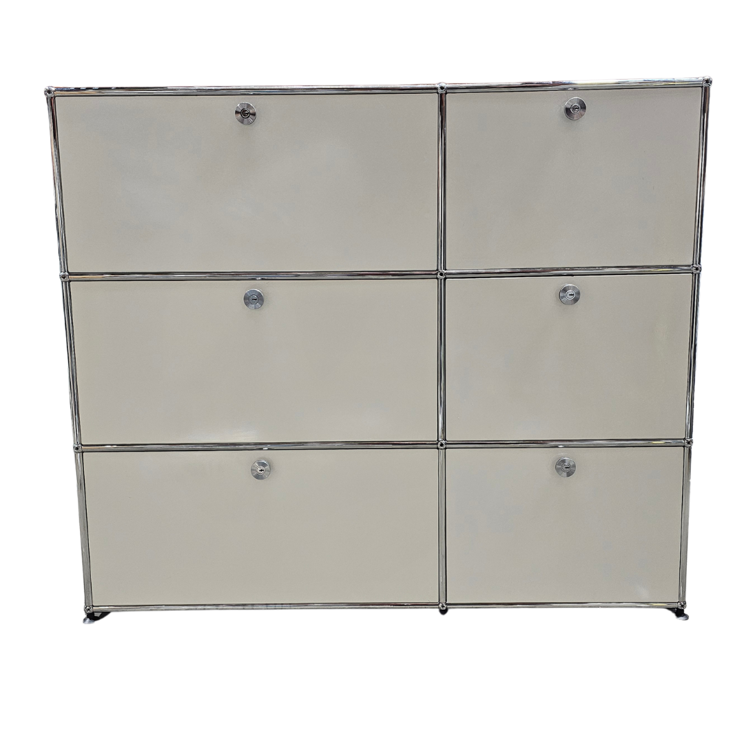 USM Haller Cabinet / Dresser 2x3 with 6 Drawers in White