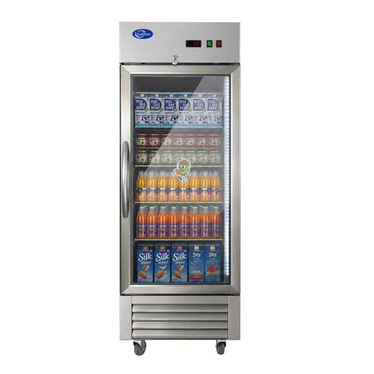 Kalifon Commerical Single Glass Door Refrigerator, Model KR-23BG