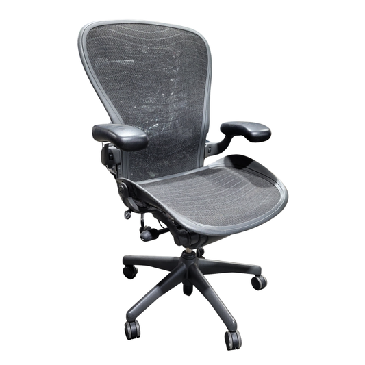 Herman Miller Classic Aeron Chair, Size C, in Graphite