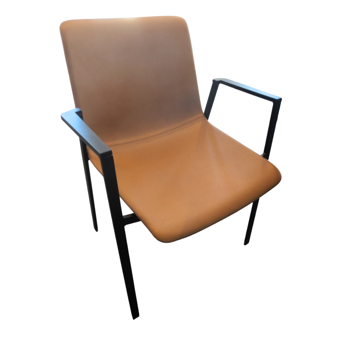 Source Fjord Armchair in Camel Leather