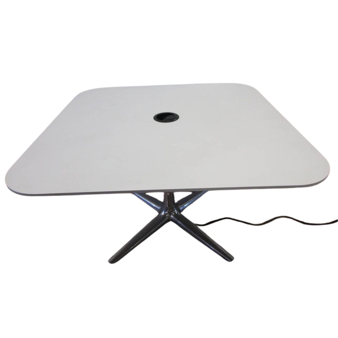 Nienkamper Gateway Table with Electrical Outlet, 42-in - Bygone Icons