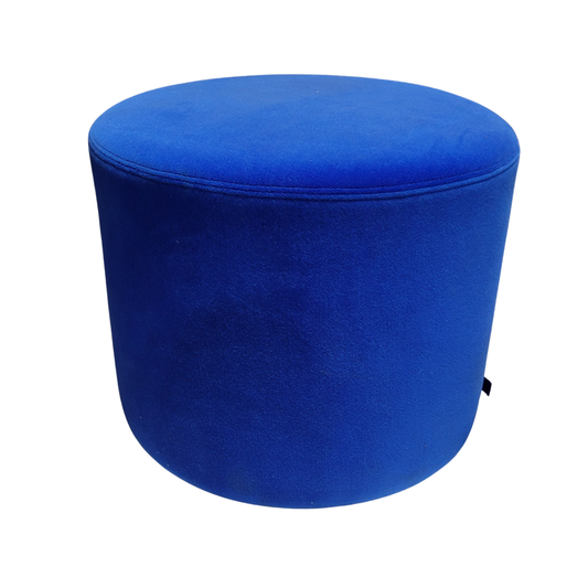 Hem Bon Pouf Ottoman in Cobalt Blue