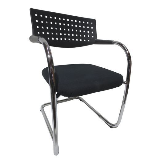 Vitra Visavis Dining Armchair in Black