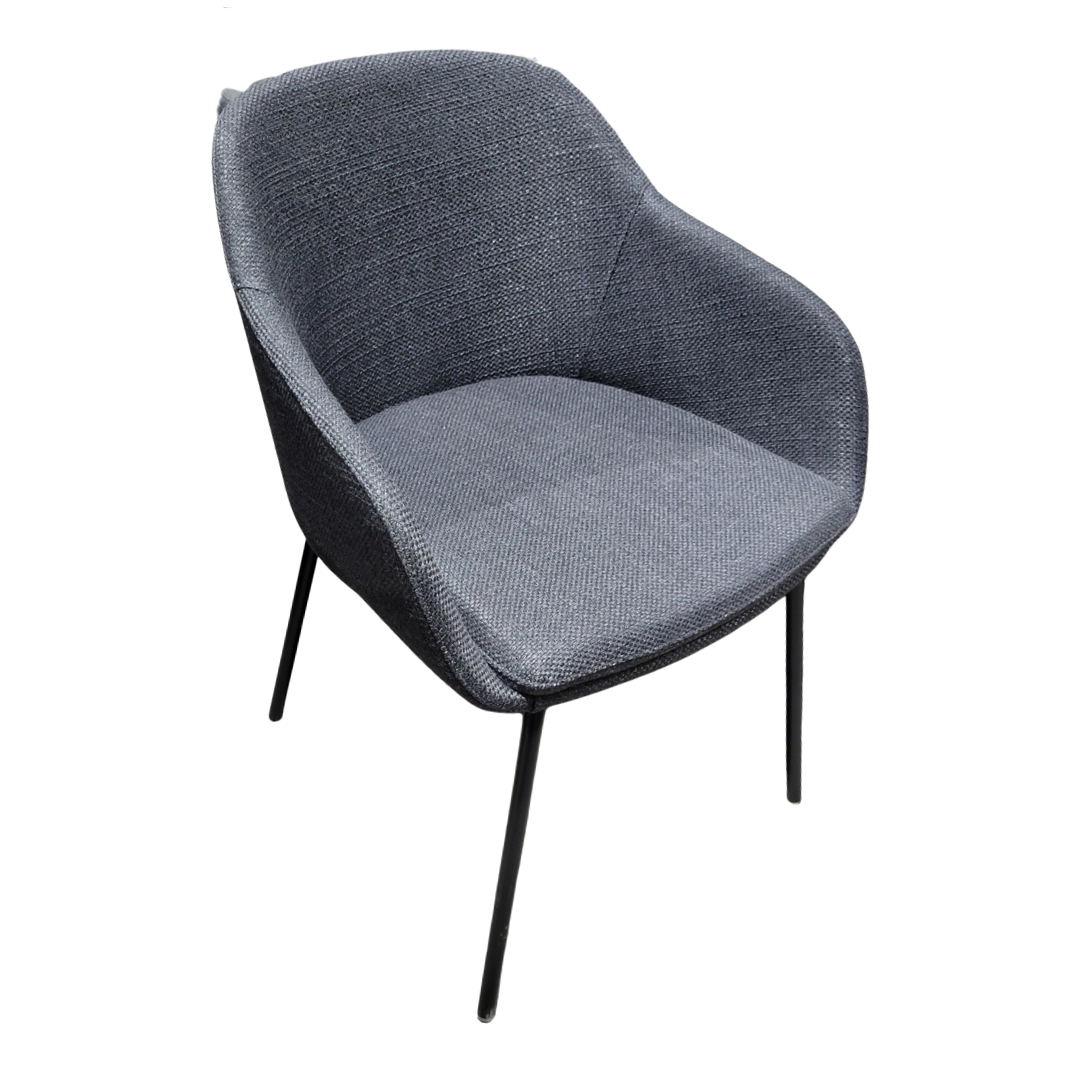 LumiSource Daniella Armchair in Grey Fabric