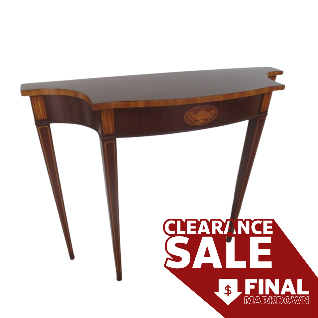 Councill Inlaid Mahogany Console Table