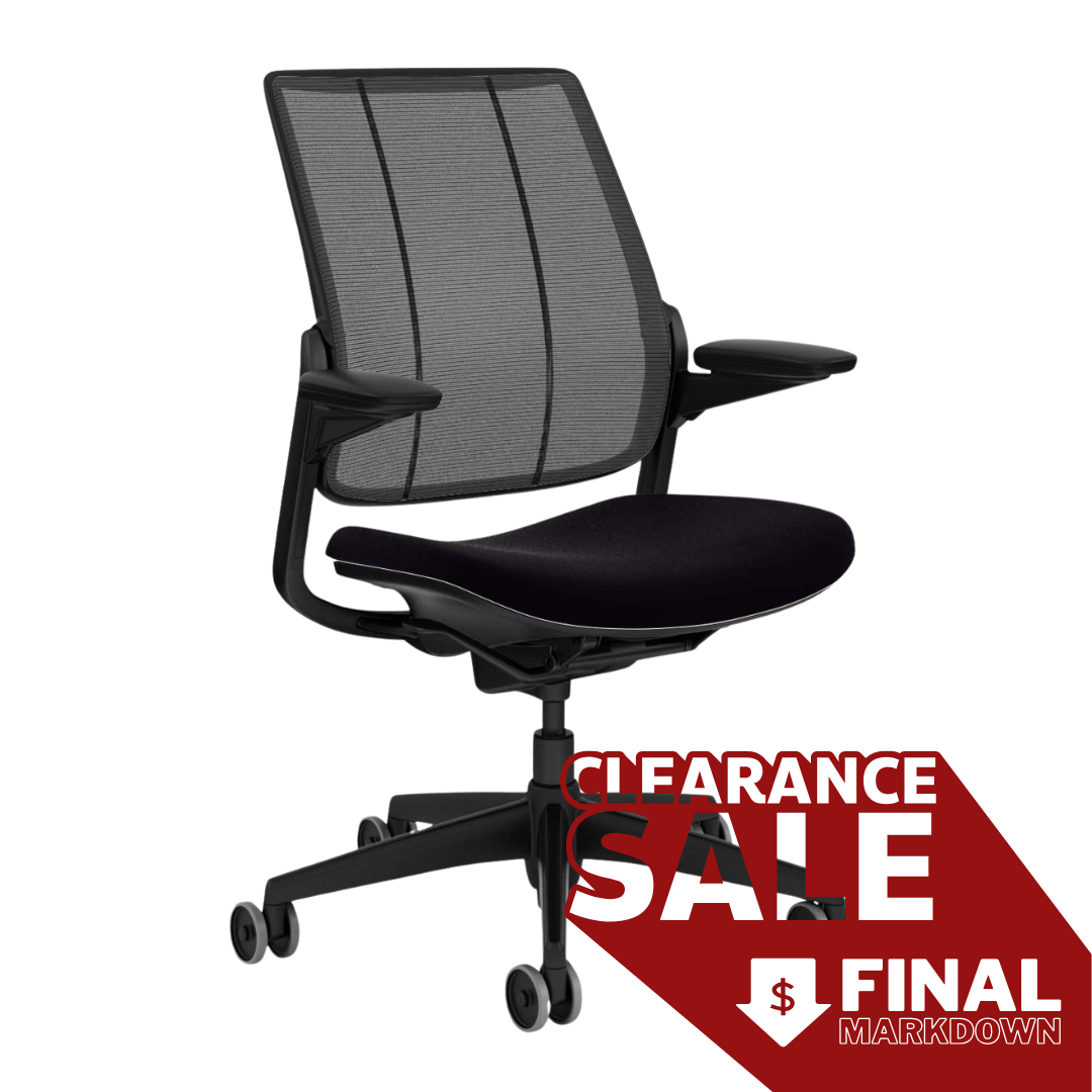 Humanscale Diffrient Smart Ergonomic Office Chair in Black
