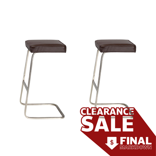 Knoll Ludwig Mies van der Rohe Four Seasons Bar Height Stool - A Pair