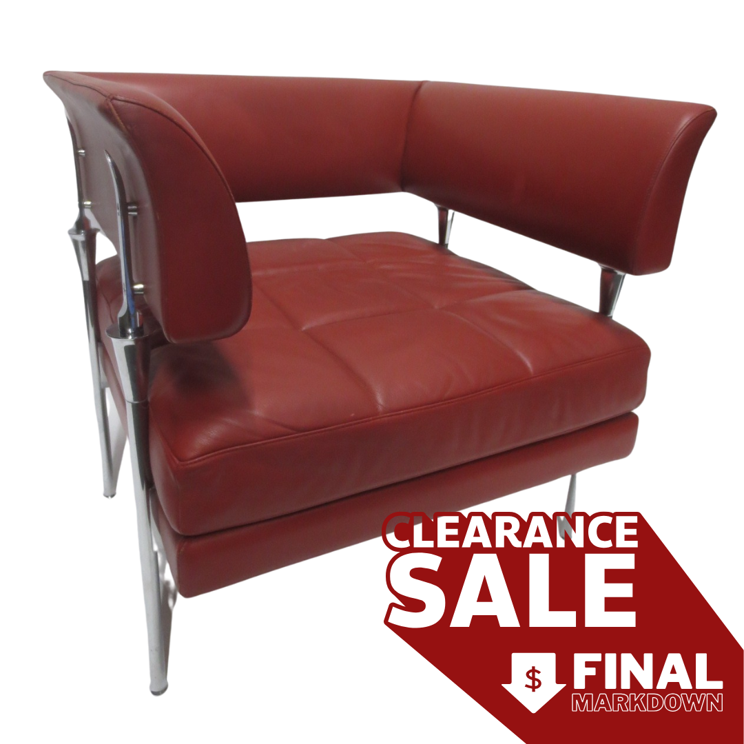 Poltrona Frau Hydra Castor Leather Armchair