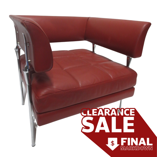 Poltrona Frau Hydra Castor Leather Armchair