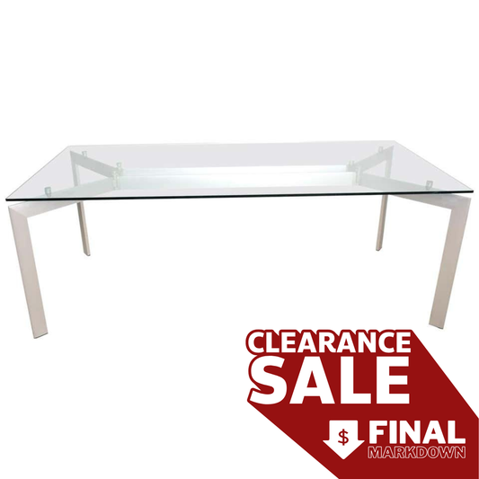 Seccose Mario Hasuike Metra Floating Glass Dining Table