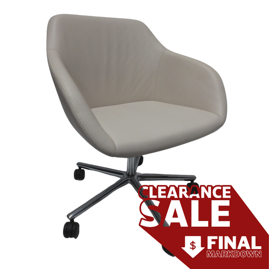 Walter Knoll Turtle Desk Chair on Castors (New)