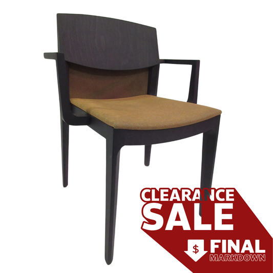 Capdell Isa Armchair in Beech Wood with Upholstered Seat (New)