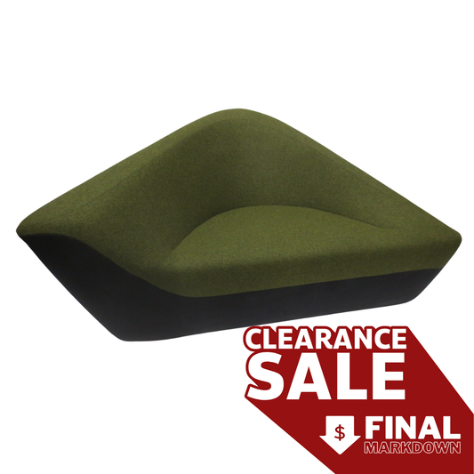 Walter Knoll Seating Stones Lounge Chair in Green / Grey (New)